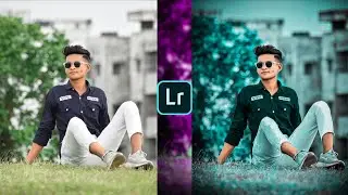 Aqua Blue Tone Photo Editing In Lightroom || Aqua Blue Present Download Free.