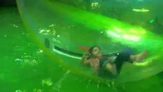 Flonie Inside the inflatable ball