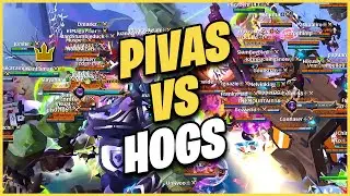 PIVAS + IFURES VS 50% HOGS - ALBION ONLINE | DEF TANK POV