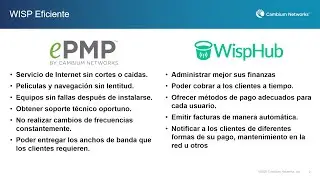 Operación y Administración eficientes para WISPs con Cambium y WispHub