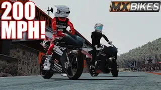 GOING 200MPH IN MXBIKES ON A 1000CC BIKE WITH JON!?