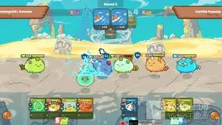 AXIE ARENA Рогатка, Рыба, Зверь и Растение, 7 побед из 8 боев