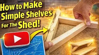 How I Built Strong & Simple Shelves from Scrap Wood. 