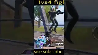 BGMI 1vs4 best fight 🔥PUBG Mobile whatsApp status shorts video❤#shorts #shortvideo #viralvideo