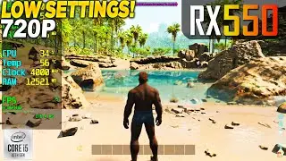 ARK Survival Ascended RX 550 - 720p Low,