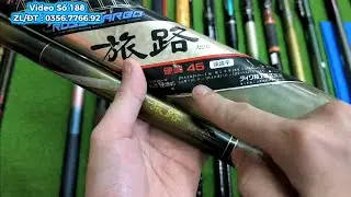 Video Số 188 : Cần C&acirc;u Tay Nhật Ngon Bổ Dẻ - Cần C&acirc;u Lục NFT Axis 4m2 Cứng 35 AX 