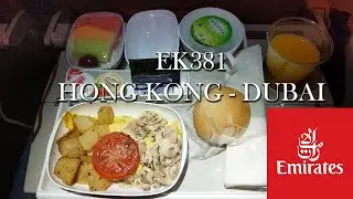 FLIGHT REPORT | Emirates Airbus A380 - EK381 | Economy | Hong Kong HKG to Dubai DXB