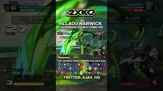 ILLAOI WARWICK DOUBLE DOWN KO COMBO!! #2xko #leagueoflegends