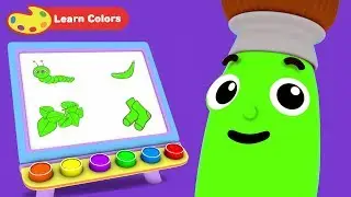 Kids Learn Colors with Petey Paintbrush | Early Learning Videos for Child Development & Education
