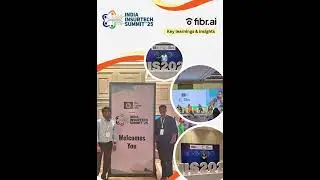 Fibr AI attended the India InsurTech Summit 2025! #shorts #insurance #insurtech #fibrai