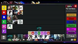 Ranking Marvel hero characters in Roblox