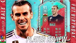 THIS CARD IS INSANE! 91 FUT BIRTHDAY BALE REVIEW! FIFA 20 Ultimate Team - FUT Birthday Player Review