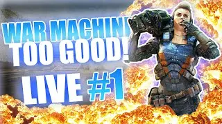 WAR MACHINE OP! - Black Ops 3 LIVE #1 - (Black Ops 3 Multiplayer)