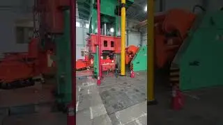 2000 tons open die hydraulic forging press +15 tons rail bonded forging manipulator delivered to...