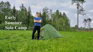 Early Summer Solo Camp | Naturehike Cloud Up 2 | May 2024 [English]