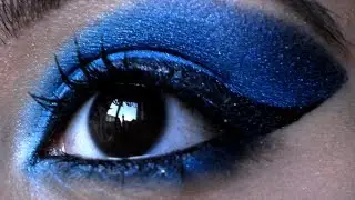 Make up tutorial blu , Dark Heroine inspired