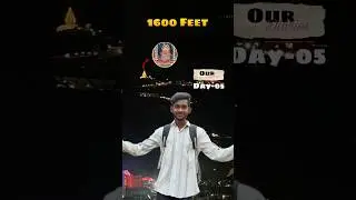 1600 Feet upper Bambleshwari  Mata Ji ki  mandir 😍 ( Our diaries day-05 ) #minivlog #shorts ￼
