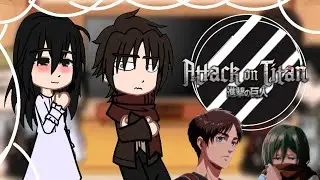 AoT Reacts|| 1/? || Kidnapped Mikasa Timeline || Read Desc