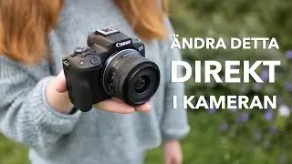 De viktigaste inställningarna att ändra när du köper ny kamera