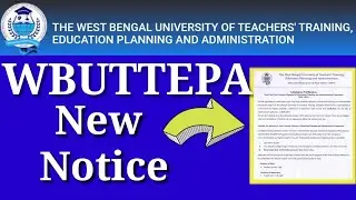 WBUTTEPA IMPORTANT NOTICE ||WBUTTEPA গুরুত্বপূর্ণ বিজ্ঞপ্তি || wbuttepa today notice all students