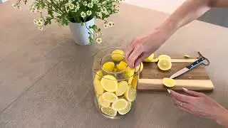 How to make a lemon floral arrangement 🍋🌷