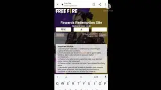 Free fire New Redeem code 28 November 2021 #shorts