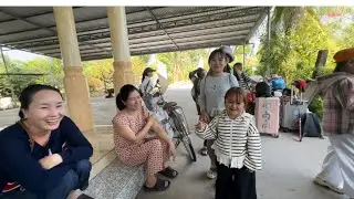 Huy Tí Hon chở Huyền Hrê đi dạo và cả nhóm lưu luyến chia tay gia đình Út Mini