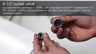 How to connect Water Valve with the Feed Water Adapter? Installation Instructions-Tankless RO system