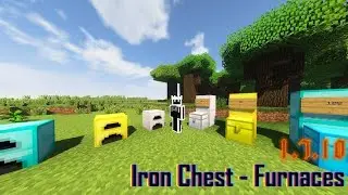✅ОБЗОР МОДА IRON CHEST и IRON FURNACES