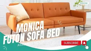 Quick Futon Assembly Tricks Unveiled: Naomi Home | Monica Futon Sofa bed Assembly Video