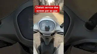Bajaj Chetak 3502 service due 1st service