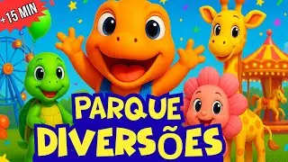 🎶 MÚSICA INFANTIL do Dino 🦖 | 15 MINUTOS de Diversão SEM PARAR!