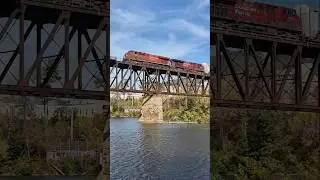 CP 137 at the Grand River bridge! Oct 18/25 #canadianpacific#cprail#cptrain#canadianrailway