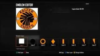 BO2 | Football Club Emblem Tutorial |  Kaizer Chiefs  Badge Ep.71