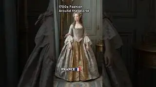 1700's Fashion around the world #ai