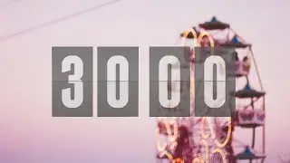 30-min Flip Clock Timer 🎡 | Country Acoustic Music 🎡| Stay Focus