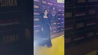 Actress #KavyaKalyanram Snapped at NEXA SIIMA 2023 Event in Dubai