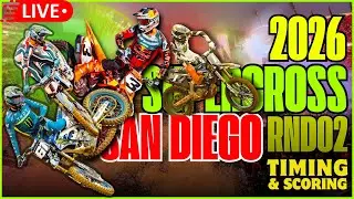 2026 AMA Supercross Round 02, San Diego Live Timing and Scoring