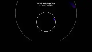 Ball bouncing simulation #adhd #music #code #space #python #physics #simulations #memes #science