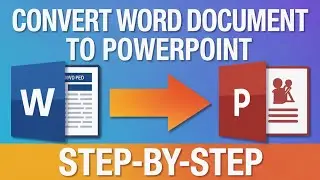 Как преобразовать презентацию Microsoft Word в презентацию PowerPoint