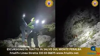 FRIULITV LE NOTIZIE FLASH. ESCURSIONISTA TRATTO IN SALVO SUL MONTE PERALBA #cronaca #friulitv