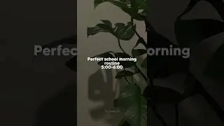 school Morning routine 5:00-6:00 ☁️