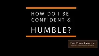Can I be confident and humble?