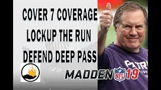 MADDEN 19 DEFENSE TIP -  SECRET DEFENSE - COVER 7 - LOCK RUN AND PASS