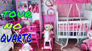 Tour quarto da beb&ecirc; barbie