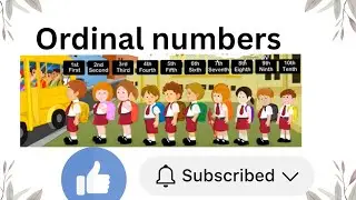 Ordinal numbers for kids l mathematics grade 1st l study squad with uma 