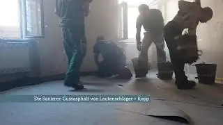 Die Siedlung Ostheim – die Sanierer – Gussasphalt