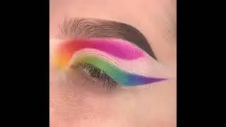 Pride Month Look | Rainbow Makeup Tutorial #pridemonth #fyp #foryou