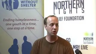 Mike Burnett - Giving his message to NRLF viewers