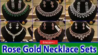 New Collection of Rose Gold and Rhodium Necklace Sets | Online Shoping | She Needs NX